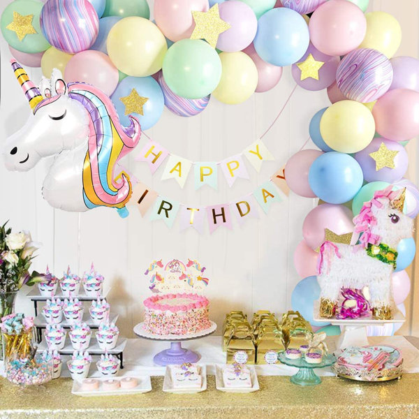 Unicorn birthday cheap party decorations